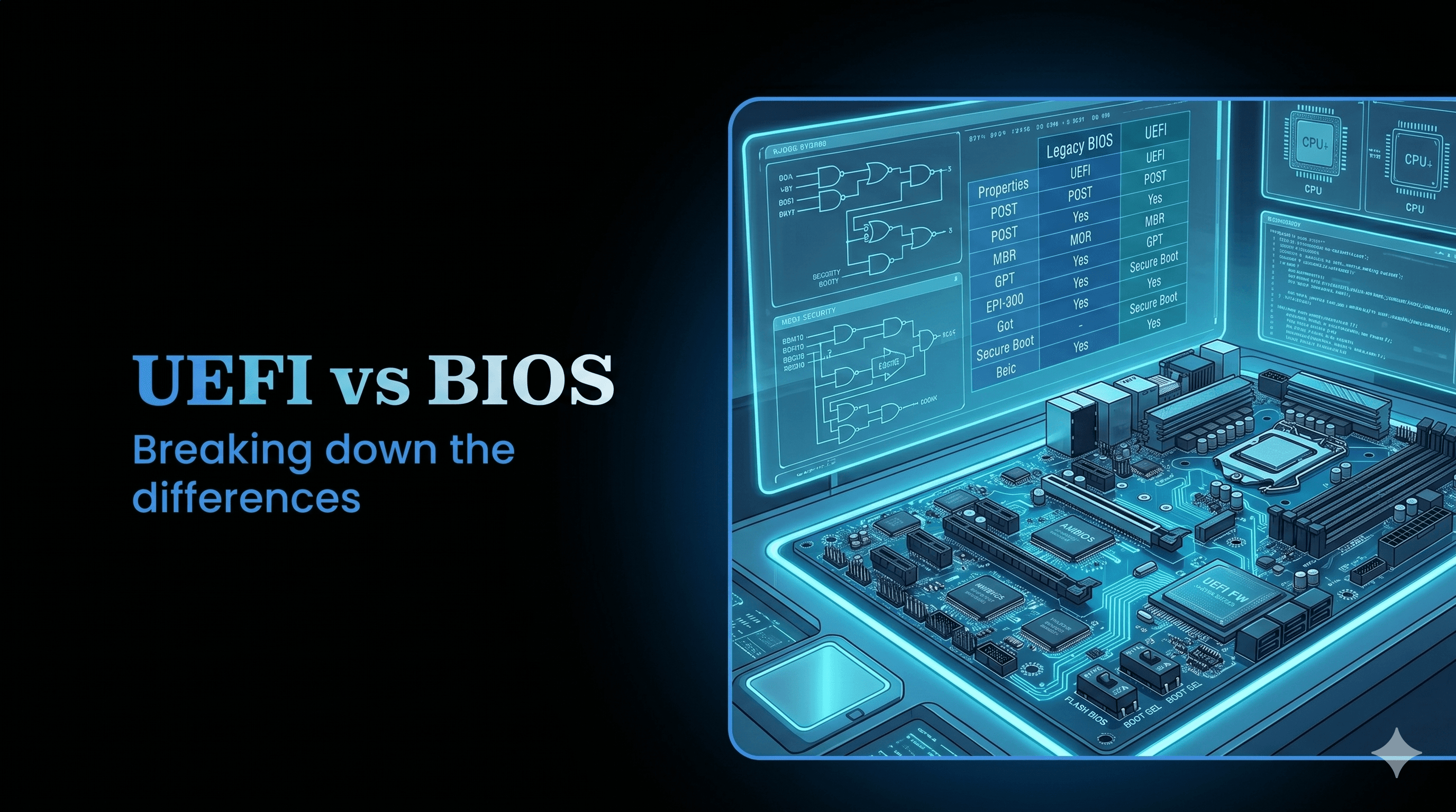 BIOS vs UEFI Explained: A Complete Guide to Boot, Security, and Performance